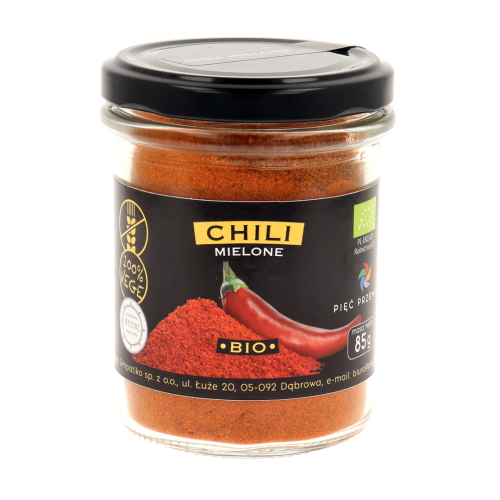 PIĘĆ PRZEMIAN Chili mielone bezglutenowe BIO 85g