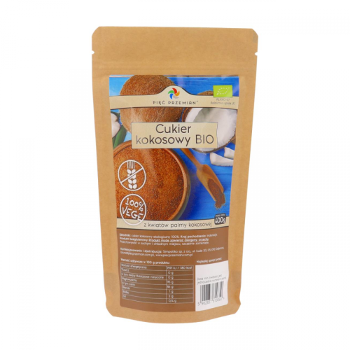 PIĘĆ PRZEMIAN Cukier kokosowy BIO 400g