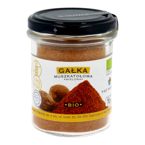PIĘĆ PRZEMIAN Gałka muszkatołowa mielona BIO 70g