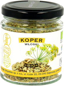 PIĘĆ PRZEMIAN Koper włoski nasiona bezglutenowy BIO 75g