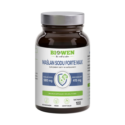 BIOWEN Maślan sodu 580mg, 100 kapsułek dojelitowych