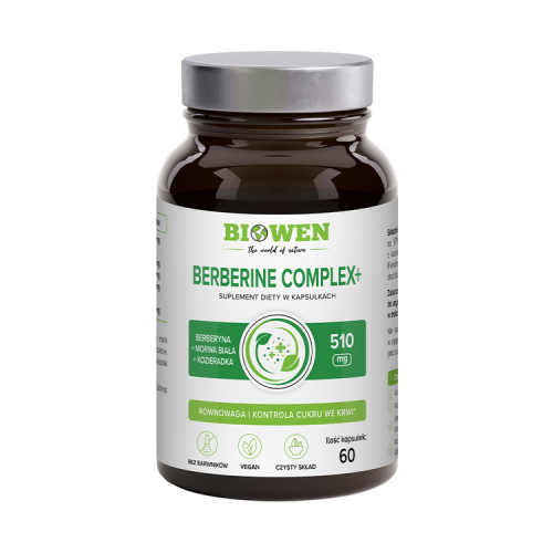 BIOWEN Berberine Complex+ 510 mg, 60 kapsułek