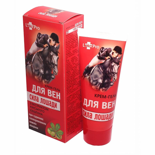 LEKOPRO Końska siła krem-żel ulga dla żył 75ml (Ukraina)