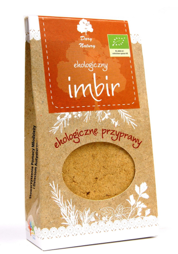 Imbir mielony BIO 60g DARY NATURY