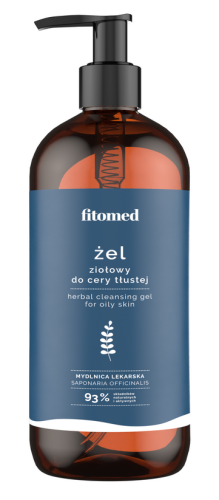 Żel ziołowy do mycia cery tłustej 500g FITOMED