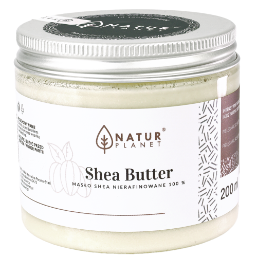 Masło Shea nierafinowane 200ml NATUR PLANET