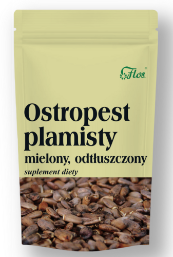 Ostropest plamisty mielony odtłuszczony 100g FLOS
