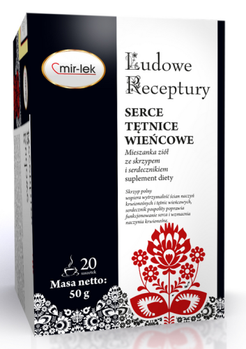 LUDOWE RECEPTURY serce, tętnice wieńcowe 30 saszetek MIR-LEK