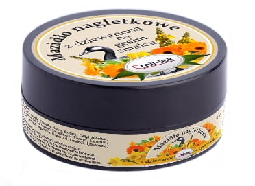 Mazidło nagietkowe z dziewanną na gęsim smalcu 60g MIR-LEK