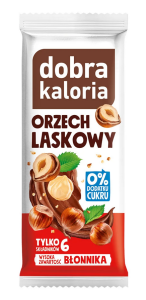 DOBRA KALORIA Baton orzech laskowy 35g KUBARA
