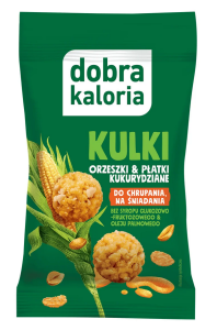 DOBRA KALORIA Kulki Orzeszki & płatki kukurydziane 32g KUBARA