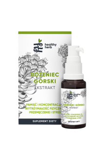 Różeniec górski ekstrakt 30ml HEALTHY HERB