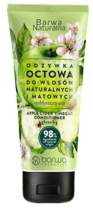 Odżywka octowa w tubie do włosów naturalnych i matowych 200ml BARWA NATURALNA