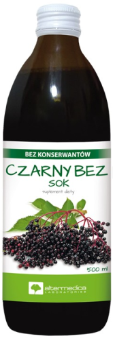 Czarny bez sok 500ml ALTER MEDICA