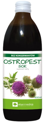 Ostropest sok 500ml ALTER MEDICA
