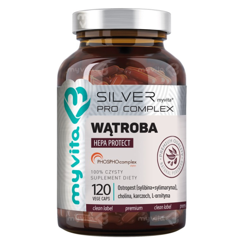 SILVER Wątroba Hepa Protect 120 kaps. MyVita
