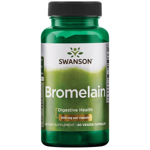 SWANSON Bromelina 500mg, 60vcaps.