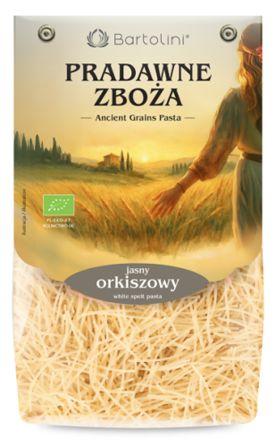 BARTOLINI Makaron orkiszowy jasny nitka BIO 250g