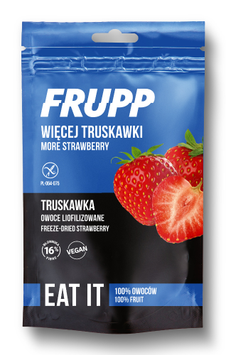 Owoce liofilizowane FRUPP truskawka bezglutenowe 13g CELIKO