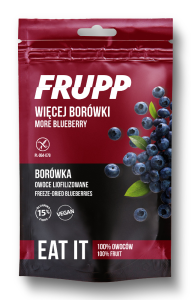 Owoce liofilizowane FRUPP borówka bezglutenowe 15g CELIKO