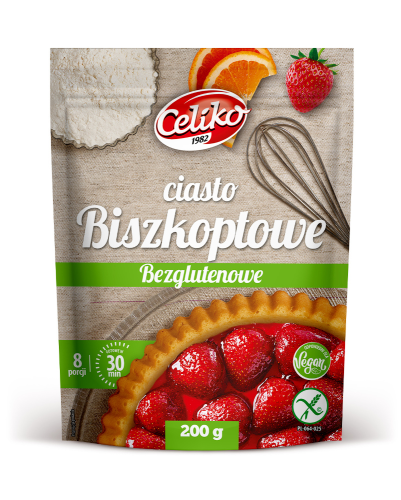 Ciasto biszkoptowe mieszanka bezglutenowa 200g CELIKO