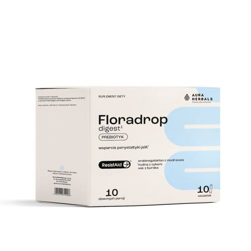 AURA HERBALS Floradrop digest prebiotyk 10 saszetek