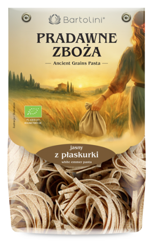 BARTOLINI Makaron z płaskurki jasny gniazda (tagliatelle) BIO 250g