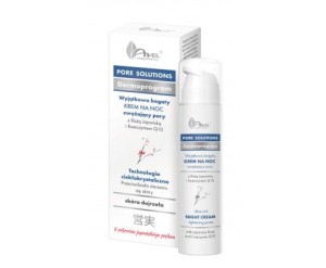 Pore Solution Krem na noc zwężający pory z różą japońską i koenzymem Q10 50 ml AVA 
